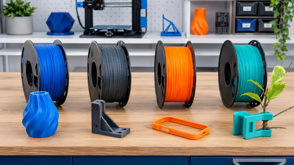 PLA, PETG, TPU oder ASA? Das richtige Filament für den echten Einsatzzweck wählen
